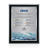 Oakleigh VividPrint™ 3D Plaque - Black/Silver