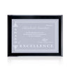 Oakleigh/Warden Plaque - Black Finish