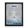 Oakleigh VividPrint™ 3D Plaque - Black/Silver