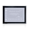 Oakleigh/Warden Plaque - Black Finish