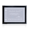 Oakleigh/Warden Plaque - Black Finish
