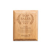 Bamboo Plaque — Laser Engraved