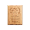 Bamboo Plaque — Laser Engraved