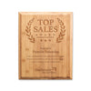 Bamboo Plaque — Laser Engraved