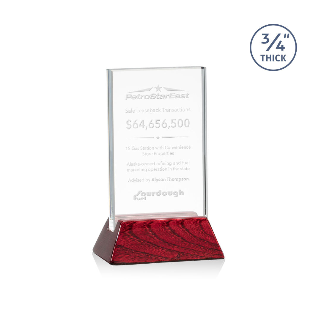 Walkerton Award - Starfire/Rosewood (Vert)