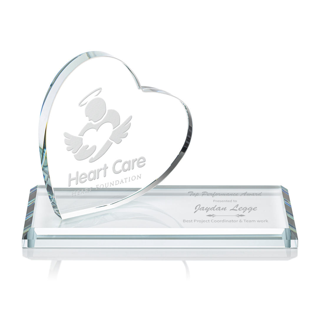 Northam Heart Award - Deep Etch
