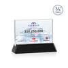 Walkerton VividPrint™ Award - Starfire/Black (Horiz)
