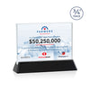 Walkerton VividPrint™ Award - Starfire/Black (Horiz)