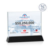 Walkerton VividPrint™ Award - Starfire/Black (Horiz)