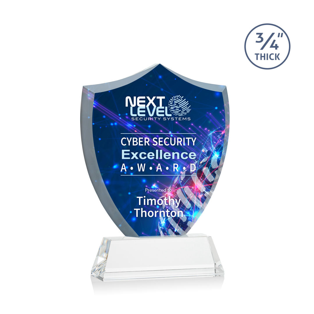 Scudo Sheild VividPrint™ Award on Newhaven - Clear