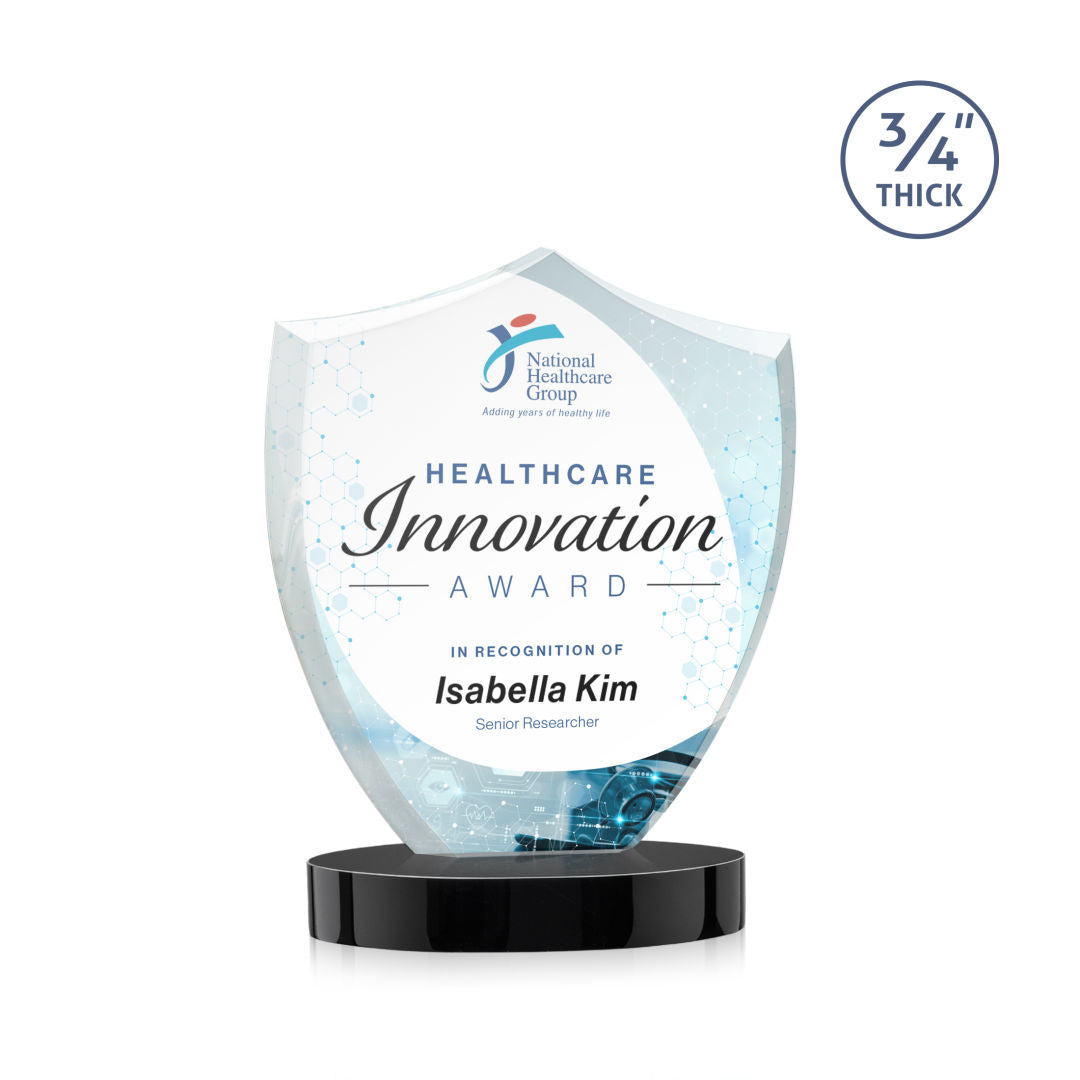 Scudo Shield VividPrint™ Award on Alberton Base