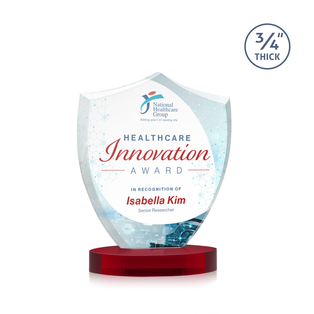 Scudo Shield VividPrint™ Award on Alberton Base
