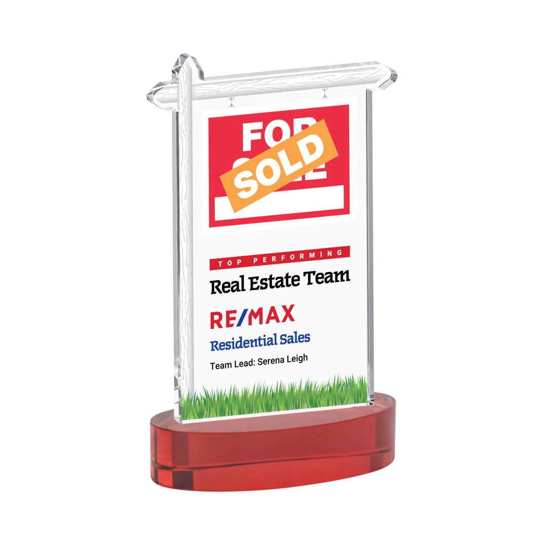 Real Estate VividPrint™ Award – Base & Size Options