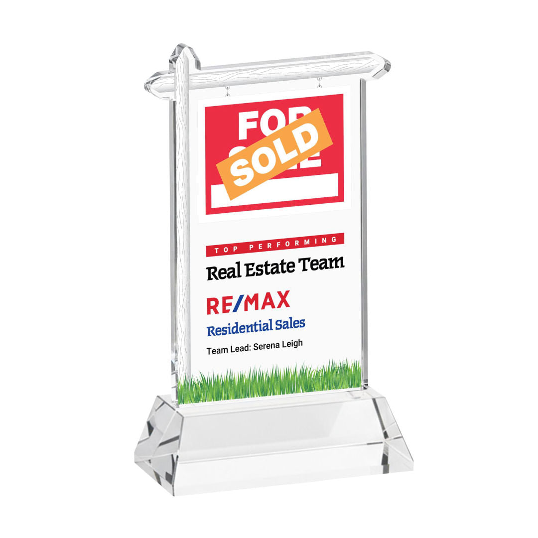 Real Estate VividPrint™ Award on Hartford Base