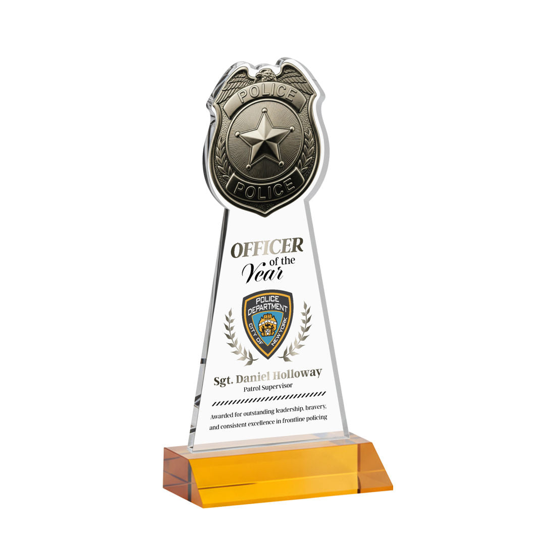 Police Badge VividPrint™ Award