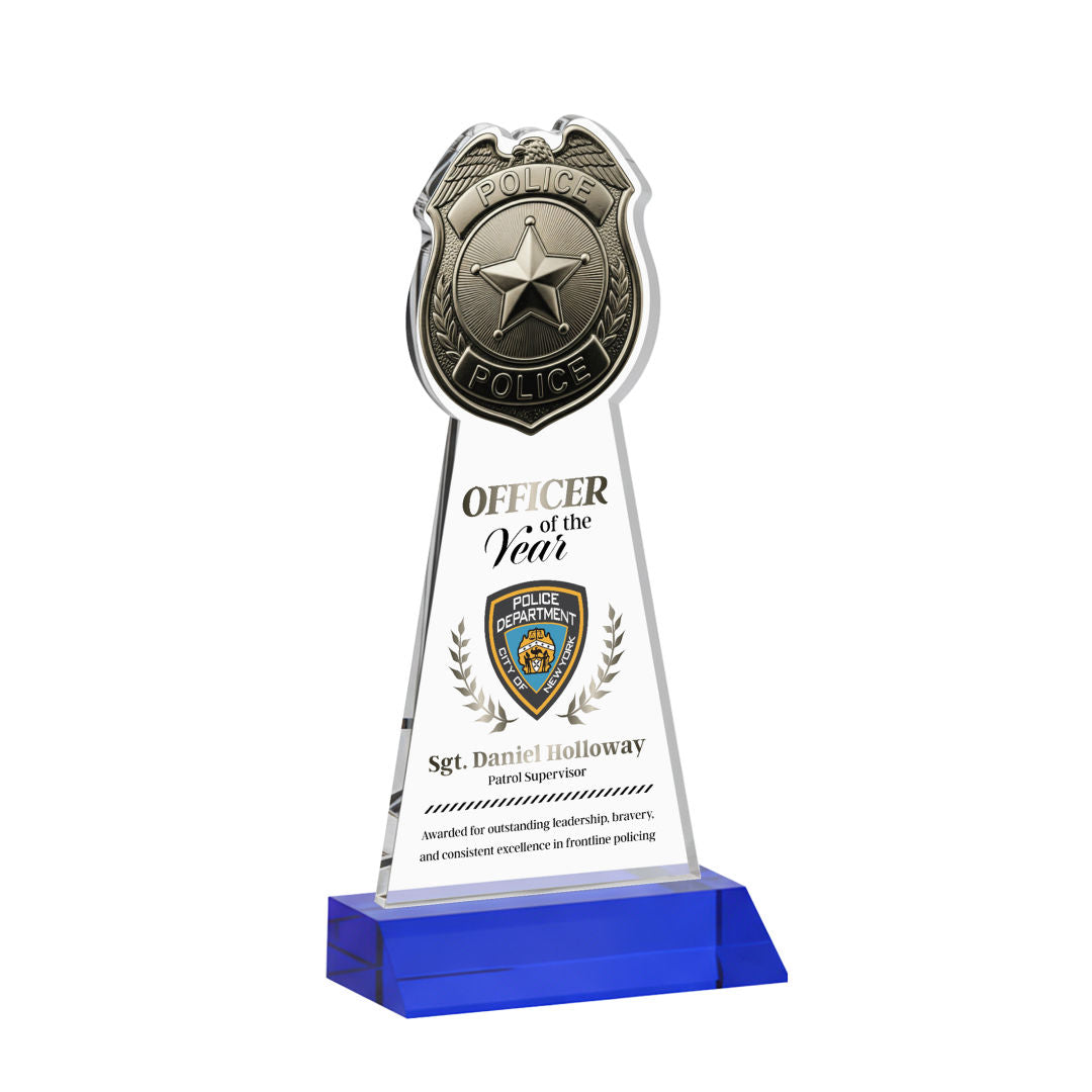 Police Badge VividPrint™ Award
