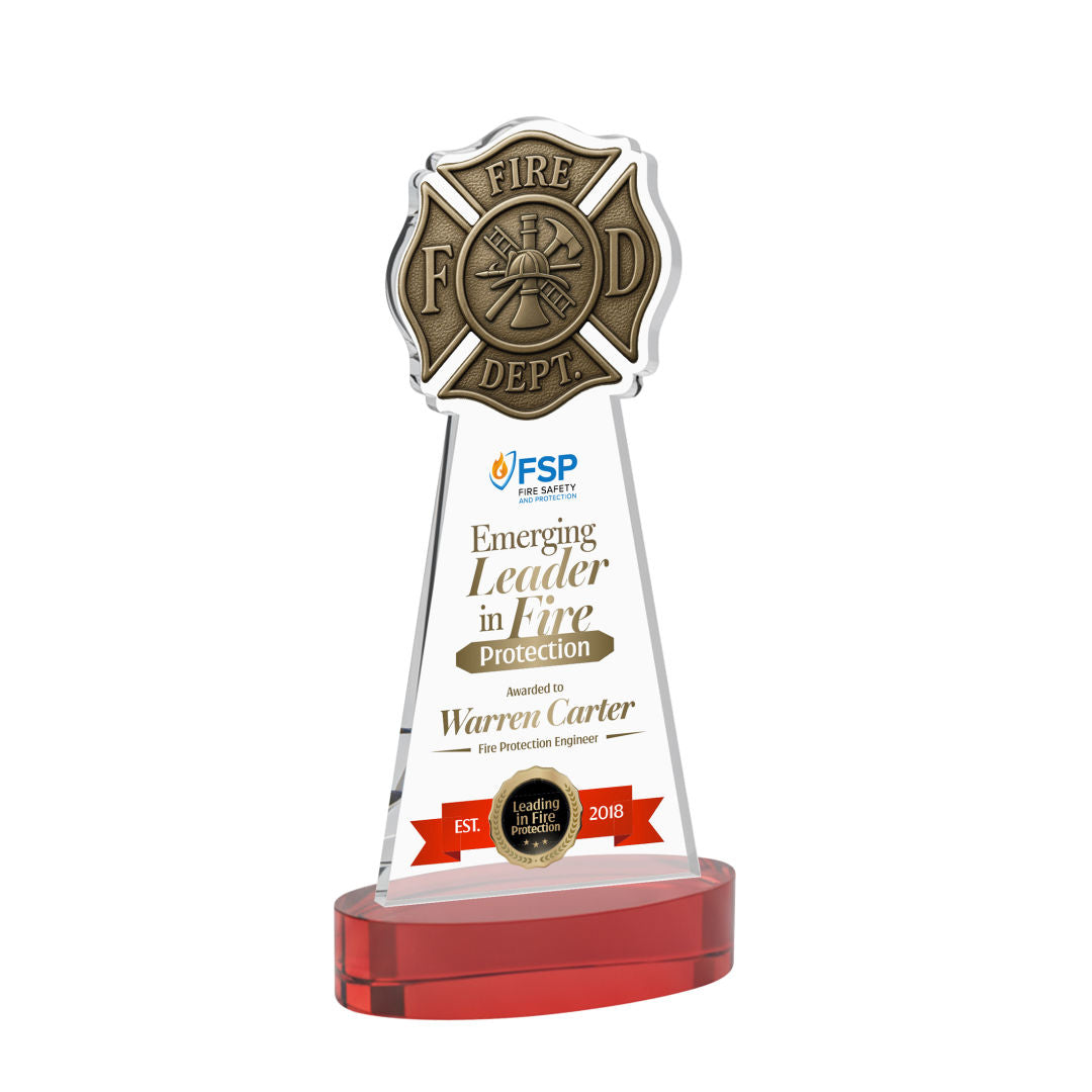 Fire Dept VividPrint™ Award on Alberton Base