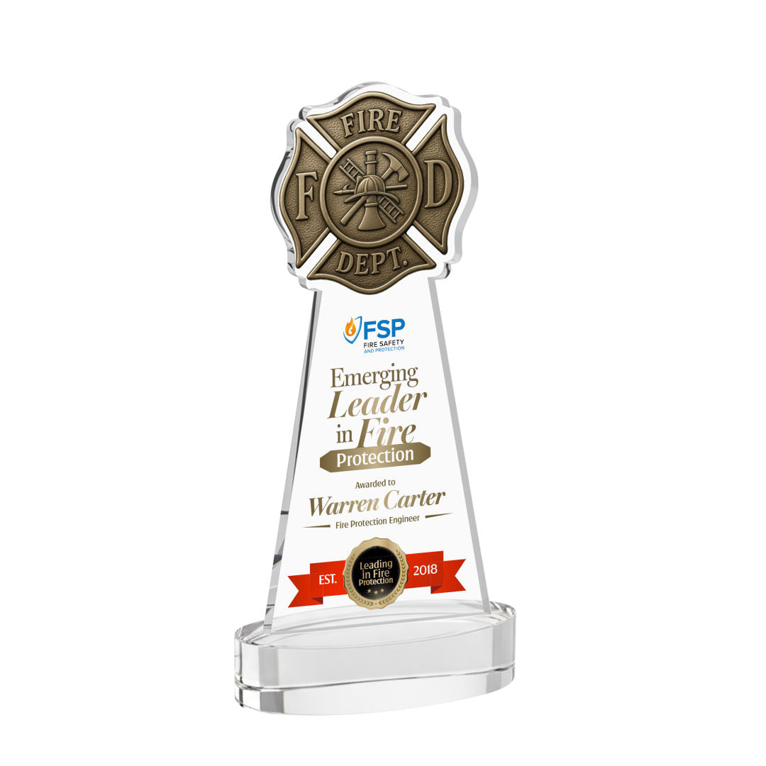 Fire Dept VividPrint™ Award on Alberton Base
