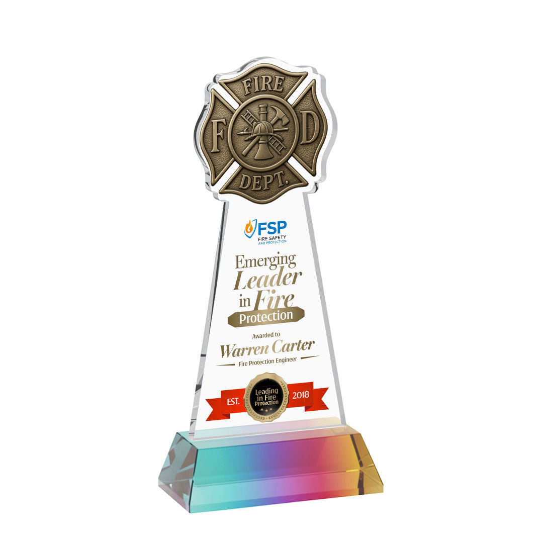 Fire Dept VividPrint™ Award on Hartford Base