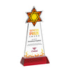 Star of David VividPrint™ Award on Hartford Base