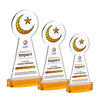 Crescent & Star VividPrint™ Award on Alberton Base