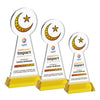 Crescent & Star VividPrint™ Award on Hartford Base