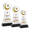 Crescent & Star VividPrint™ Award on Hartford Base