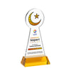 Crescent & Star VividPrint™ Award on Hartford Base