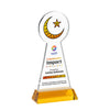 Crescent & Star VividPrint™ Award on Hartford Base