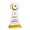 Crescent & Star VividPrint™ Award on Hartford Base