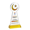 Crescent & Star VividPrint™ Award on Hartford Base