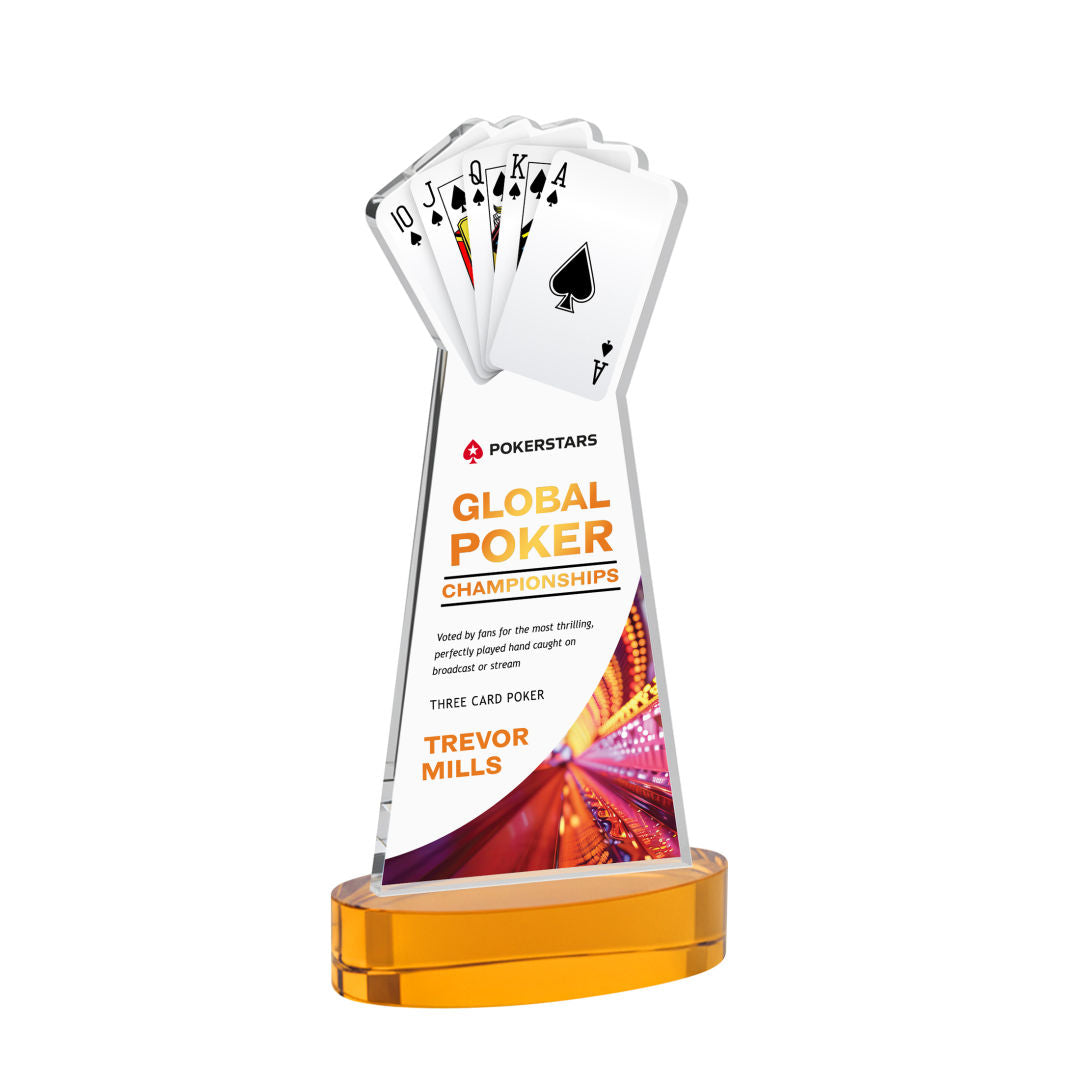 Poker VividPrint™ Award – Base & Size Options
