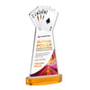 Poker VividPrint™ Award on Alberton Base