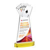 Poker VividPrint™ Award on Alberton Base