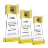Flag VividPrint™ Award on Alberton Base