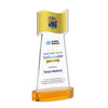Flag VividPrint™ Award on Alberton Base