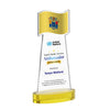 Flag VividPrint™ Award on Alberton Base