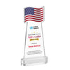 Flag VividPrint™ Award on Alberton Base