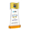 Flag VividPrint™ Award on Alberton Base