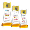 Flag VividPrint™ Award on Hartford Base