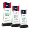 Flag VividPrint™ Award on Hartford Base