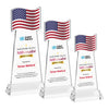 Flag VividPrint™ Award on Hartford Base