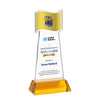 Flag VividPrint™ Award on Hartford Base