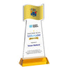 Flag VividPrint™ Award on Hartford Base