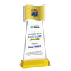 Flag VividPrint™ Award on Hartford Base