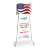Flag VividPrint™ Award on Hartford Base