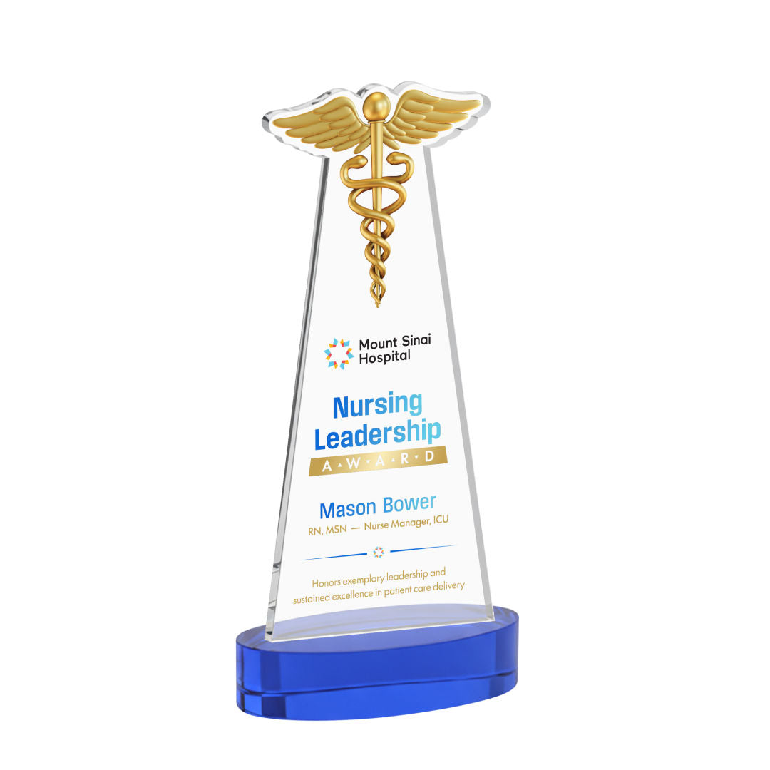 Caduceus VividPrint™ Award on Alberton Base