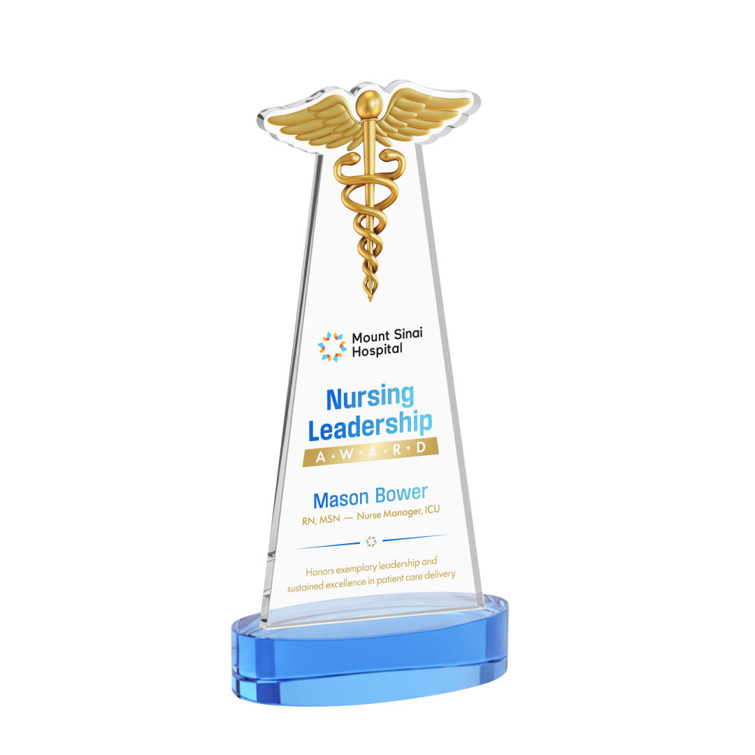 Caduceus VividPrint™ Award on Alberton Base