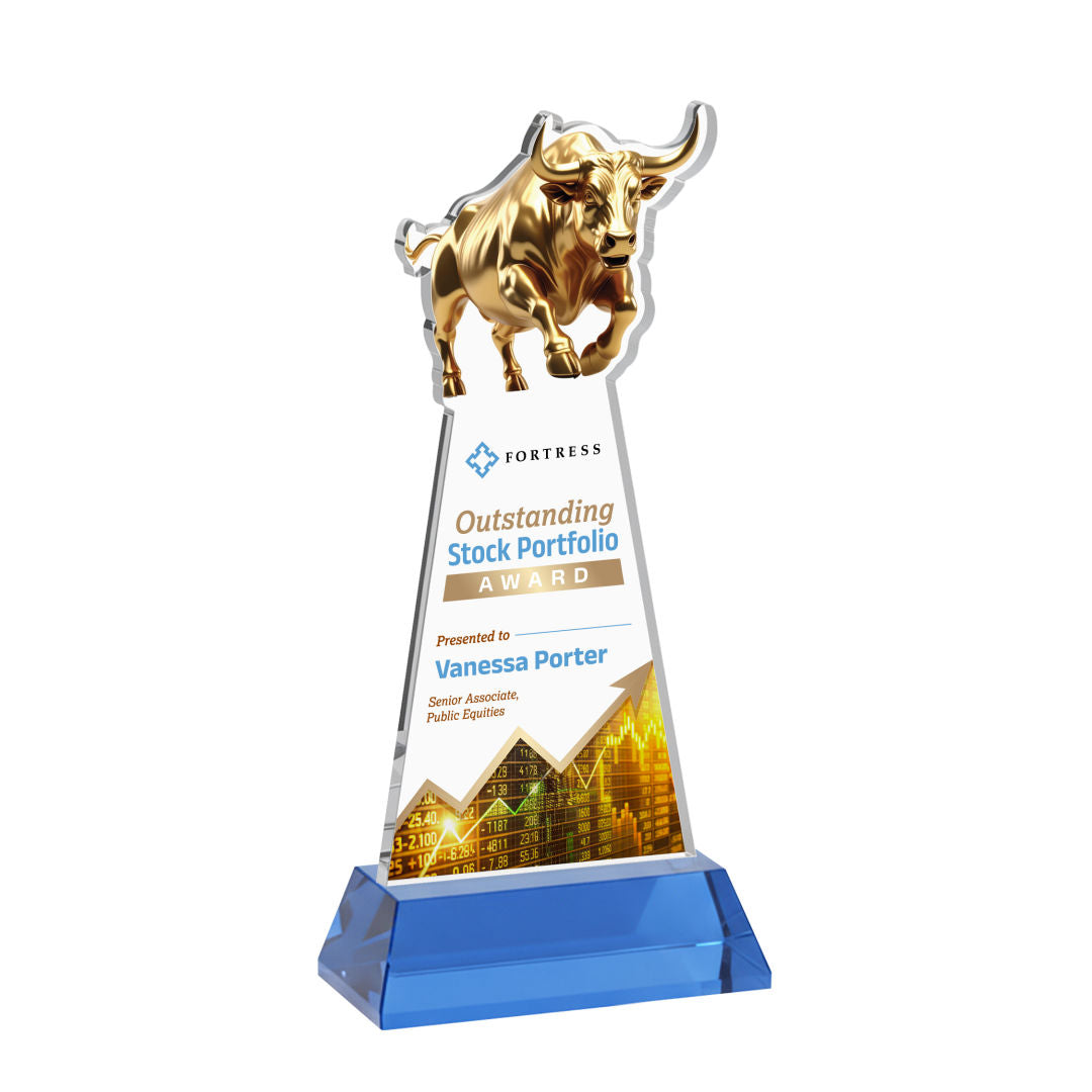 Raging Bull VividPrint™ Award on Hartford Base