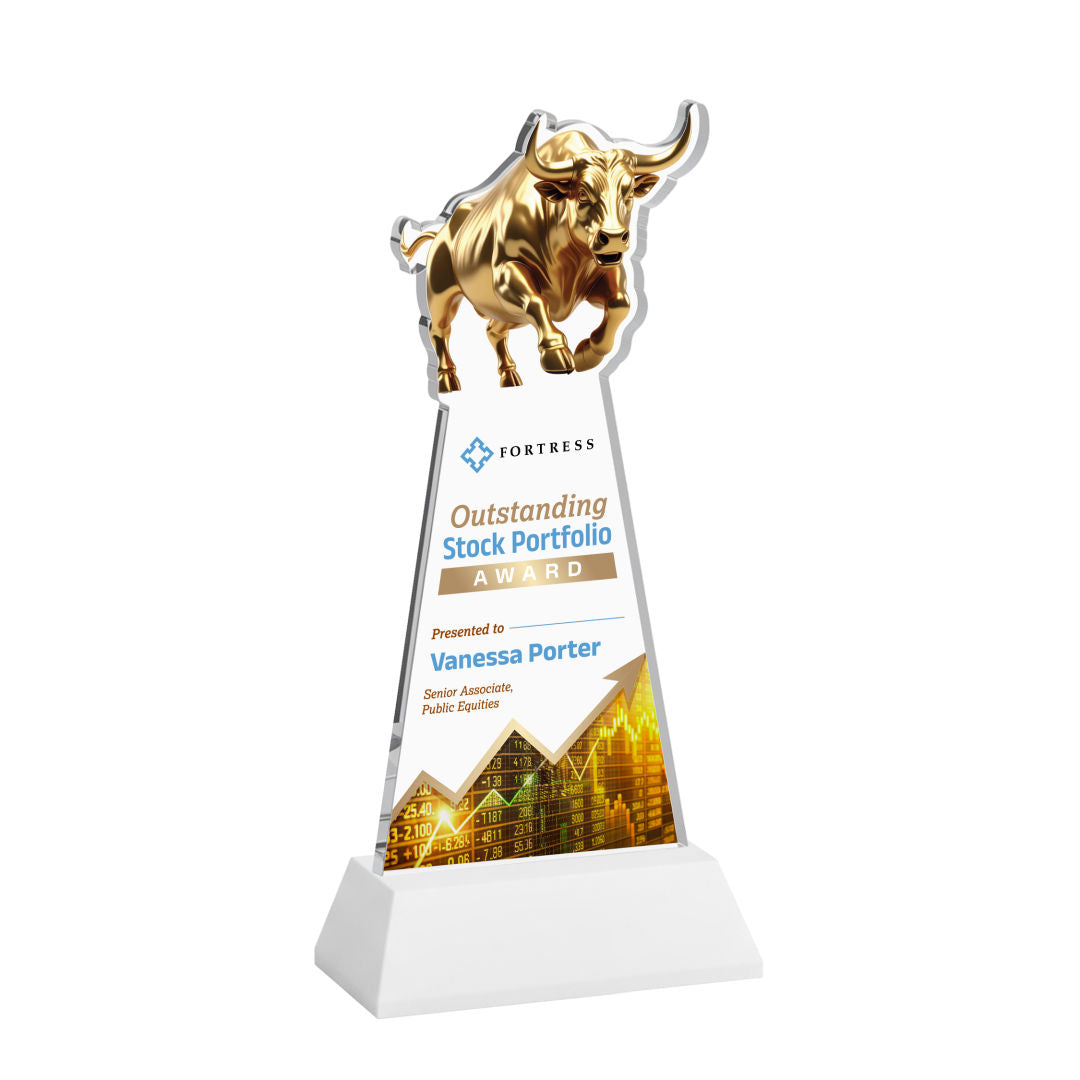 Raging Bull VividPrint™ Award on Hartford Base